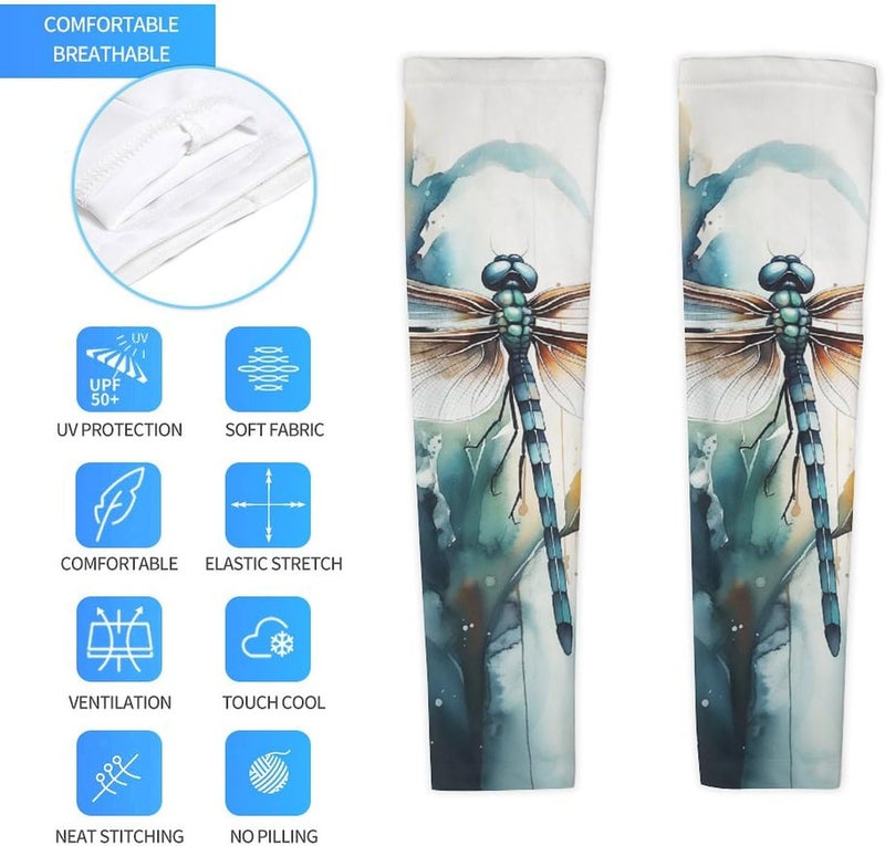 QiErDesign Marble Sports Compression Arm Sleeves for Men & Women - Youth Arm Sleeve Baseball Volleyball Sleeves & Basketball Sleeve - Image 4